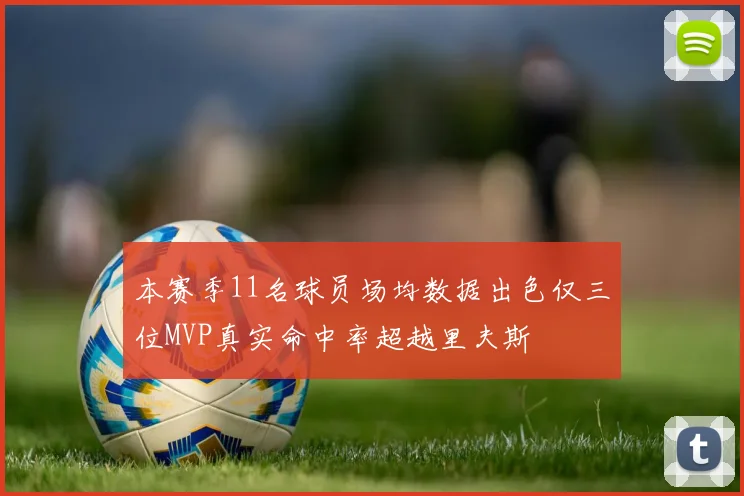 本赛季11名球员场均数据出色仅三位MVP真实命中率超越里夫斯