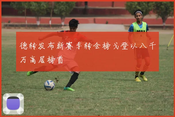 德转发布新赛季转会榜戈登以八千万高居榜首